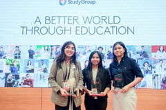 Students awarded scholarships at international competition